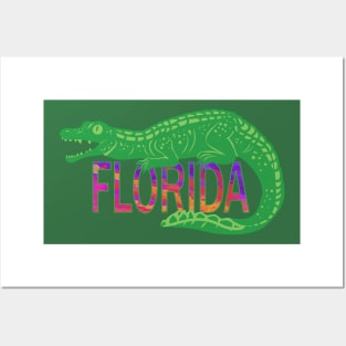 Florida Alligator Posters and Art